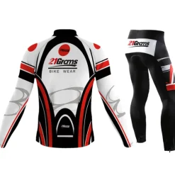 Men's Cycling Jersey with Tights Long Sleeve Mountain Bike MTB Road Bike Cycling Blue Sky Blue Green Graphic Bike Clothing Suit UV Resistant Breathable Quick Dry Anatomic Design Back Pocket Spandex