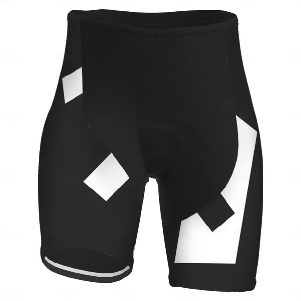 Men's Cycling Jersey with Shorts Short Sleeve Mountain Bike MTB Road Bike Cycling White Gray Bike Clothing Suit 3D Pad Breathable Quick Dry Back Pocket Polyester Spandex Sports Letter & Number