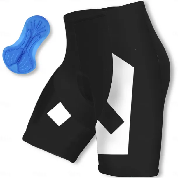 Men's Cycling Jersey with Shorts Short Sleeve Mountain Bike MTB Road Bike Cycling White Gray Bike Clothing Suit 3D Pad Breathable Quick Dry Back Pocket Polyester Spandex Sports Letter & Number