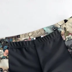 Men's Cycling Jersey with Shorts Cat Floral Botanical Short Sleeve Bike Clothing Suit with 3 Rear Pockets Mountain Bike MTB Road Bike Cycling Front Zipper Sweat wicking Comfortable Breathable Sports