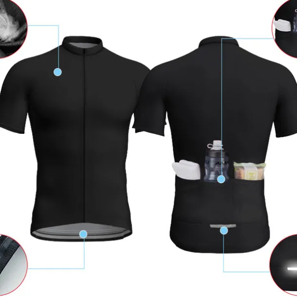 Men's Cycling Jersey with Bib Shorts Short Sleeve Mountain Bike MTB Road Bike Cycling Red Blue Orange Bike Clothing Suit 3D Pad Breathable Quick Dry Back Pocket Polyester Spandex Sports Letter