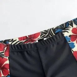 Men's Cycling Jersey with Shorts Floral Botanical Short Sleeve Bike Clothing Suit with 3 Rear Pockets Mountain Bike MTB Road Bike Cycling Front Zipper Sweat wicking Comfortable Breathable Sports