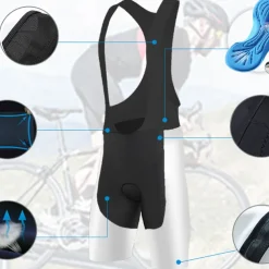 Men's Cycling Jersey with Bib Shorts Short Sleeve Mountain Bike MTB Road Bike Cycling Black Blue Purple Bike Clothing Suit 3D Pad Breathable Quick Dry Back Pocket Polyester Spandex Sports Geometric