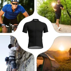 Men's Cycling Jersey with Bib Shorts Short Sleeve Mountain Bike MTB Road Bike Cycling Yellow Red Blue Graphic Bike Clothing Suit 3D Pad Breathable Quick Dry Back Pocket Polyester Spandex Sports
