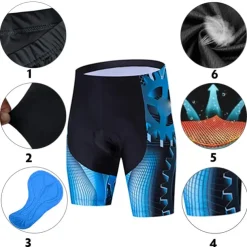 Men's Cycling Jersey with Shorts Short Sleeve Mountain Bike MTB Road Bike Cycling Black Red Royal Blue Gear Bike Clothing Suit 3D Pad Breathable Quick Dry Reflective Strips Back Pocket Polyester