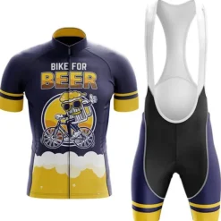 Men's Cycling Jersey with Bib Shorts Short Sleeve Mountain Bike MTB Road Bike Cycling Black Red Royal Blue Graphic Bike Clothing Suit 3D Pad Breathable Quick Dry Back Pocket Polyester Spandex Sports