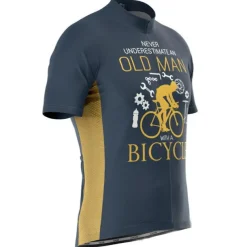 Men's Cycling Jersey with Bib Shorts Short Sleeve Mountain Bike MTB Road Bike Cycling Dark Navy Blue Gear Bike Clothing Suit 3D Pad Breathable Quick Dry Back Pocket Polyester Spandex Sports Letter
