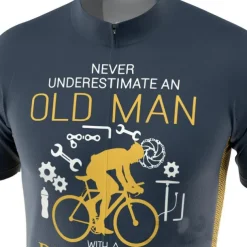 Men's Cycling Jersey with Bib Shorts Short Sleeve Mountain Bike MTB Road Bike Cycling Dark Navy Blue Gear Bike Clothing Suit 3D Pad Breathable Quick Dry Back Pocket Polyester Spandex Sports Letter