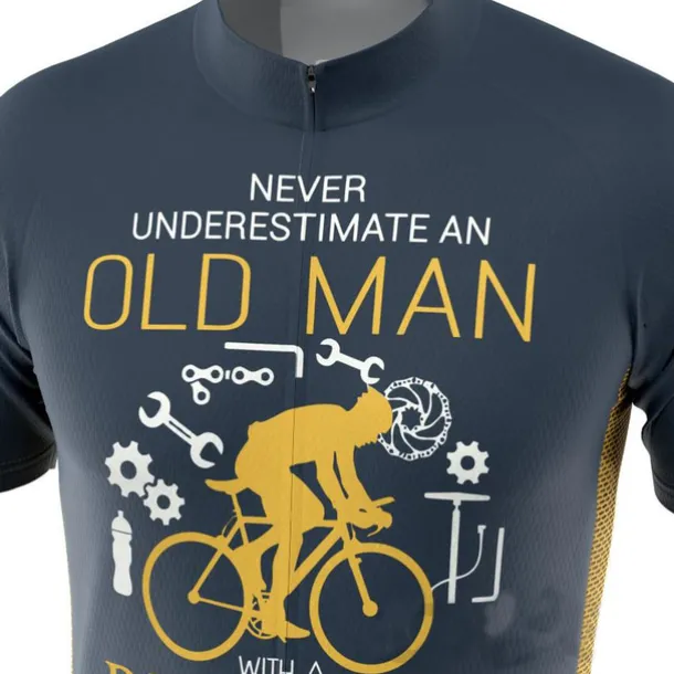 Men's Cycling Jersey with Bib Shorts Short Sleeve Mountain Bike MTB Road Bike Cycling Dark Navy Blue Gear Bike Clothing Suit 3D Pad Breathable Quick Dry Back Pocket Polyester Spandex Sports Letter