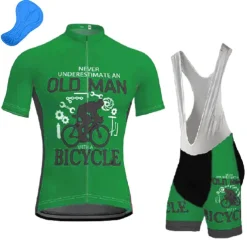 Men's Cycling Jersey with Bib Shorts Short Sleeve Mountain Bike MTB Road Bike Cycling Dark Navy Blue Gear Bike Clothing Suit 3D Pad Breathable Quick Dry Back Pocket Polyester Spandex Sports Letter