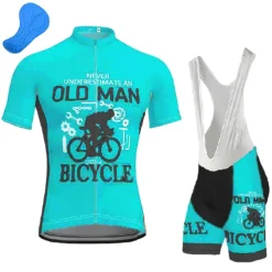 Men's Cycling Jersey with Bib Shorts Short Sleeve Mountain Bike MTB Road Bike Cycling Dark Navy Blue Gear Bike Clothing Suit 3D Pad Breathable Quick Dry Back Pocket Polyester Spandex Sports Letter