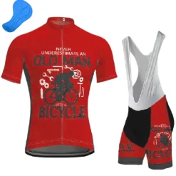 Men's Cycling Jersey with Bib Shorts Short Sleeve Mountain Bike MTB Road Bike Cycling Dark Navy Blue Gear Bike Clothing Suit 3D Pad Breathable Quick Dry Back Pocket Polyester Spandex Sports Letter