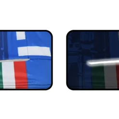 Men's Cycling Jersey with Bib Shorts Short Sleeve Mountain Bike MTB Road Bike Cycling Yellow Red Sky Blue Graphic Italy National Flag Bike Clothing Suit UV Resistant 3D Pad Breathable Quick Dry