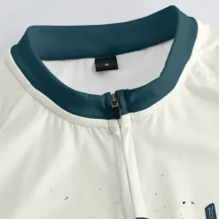 Men's Cycling Jersey with Shorts Cartoon Short Sleeve Bike Clothing Suit with 3 Rear Pockets Mountain Bike MTB Road Bike Cycling Front Zipper Sweat wicking Comfortable Breathable Sports Black White