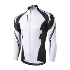 Men's Cycling Jersey with Bib Tights Long Sleeve Mountain Bike MTB Road Bike Cycling Winter Black Yellow Red Bike Pants / Trousers Jersey Bib Tights Thermal Warm Fleece Lining Windproof 3D Pad