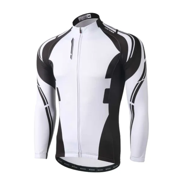 Men's Cycling Jersey with Bib Tights Long Sleeve Mountain Bike MTB Road Bike Cycling Winter Black Yellow Red Bike Pants / Trousers Jersey Bib Tights Thermal Warm Fleece Lining Windproof 3D Pad
