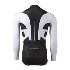 Men's Cycling Jersey with Bib Tights Long Sleeve Mountain Bike MTB Road Bike Cycling Winter Black Yellow Red Bike Pants / Trousers Jersey Bib Tights Thermal Warm Fleece Lining Windproof 3D Pad