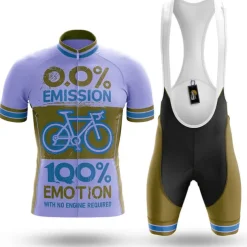 Men's Cycling Jersey with Bib Shorts Short Sleeve Mountain Bike MTB Road Bike Cycling Blue Sky Blue Khaki Graphic Bike Clothing Suit 3D Pad Breathable Quick Dry Back Pocket Polyester Spandex Sports