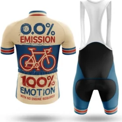 Men's Cycling Jersey with Bib Shorts Short Sleeve Mountain Bike MTB Road Bike Cycling Blue Sky Blue Khaki Graphic Bike Clothing Suit 3D Pad Breathable Quick Dry Back Pocket Polyester Spandex Sports