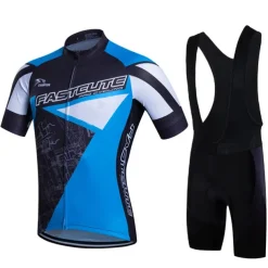 Men's Cycling Jersey with Bib Shorts Short Sleeve Mountain Bike MTB Road Bike Cycling Fall White Yellow Red Fashion Plus Size Bike Clothing Suit 3D Pad Breathable Quick Dry Back Pocket Sweat wicking