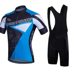 Men's Cycling Jersey with Bib Shorts Short Sleeve Mountain Bike MTB Road Bike Cycling Fall White Yellow Red Fashion Plus Size Bike Clothing Suit 3D Pad Breathable Quick Dry Back Pocket Sweat wicking