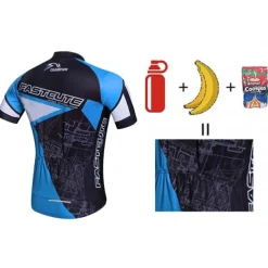 Men's Cycling Jersey with Bib Shorts Short Sleeve Mountain Bike MTB Road Bike Cycling Fall White Yellow Red Fashion Plus Size Bike Clothing Suit 3D Pad Breathable Quick Dry Back Pocket Sweat wicking