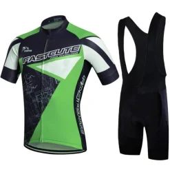 Men's Cycling Jersey with Bib Shorts Short Sleeve Mountain Bike MTB Road Bike Cycling Fall White Yellow Red Fashion Plus Size Bike Clothing Suit 3D Pad Breathable Quick Dry Back Pocket Sweat wicking