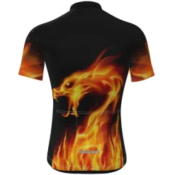 Men's Cycling Jersey Zebra Short Sleeve Bike Jersey Top with 3 Rear Pockets Mountain Bike MTB Road Bike Cycling Quick Dry Reflective Strips Back Pocket Moisture Wicking Sports Red Black White