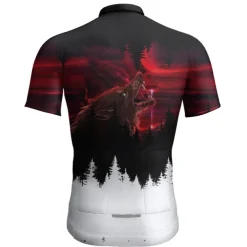 Men's Cycling Jersey Zebra Short Sleeve Bike Jersey Top with 3 Rear Pockets Mountain Bike MTB Road Bike Cycling Quick Dry Reflective Strips Back Pocket Moisture Wicking Sports Red Black White