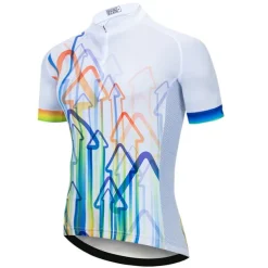 Men's Cycling Jersey Zebra Short Sleeve Bike Jersey Top with 3 Rear Pockets Mountain Bike MTB Road Bike Cycling Quick Dry Reflective Strips Back Pocket Moisture Wicking Sports Red Black White