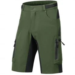 Men's Cycling MTB Shorts Bike Baggy Shorts MTB Shorts Mountain Bike MTB Road Bike Cycling Sports Patchwork 3D Pad Breathable Quick Dry Moisture Wicking Black Army Green Clothing Apparel Bike Wear