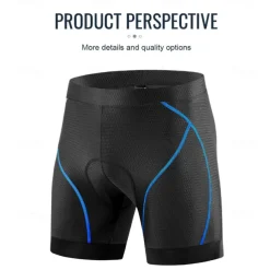 Men's Cycling Pants Cycling Shorts Cycling Padded Shorts Bike Shorts Bottoms Race Fit Sports Fast Dry Breathable Black Black Red Clothing Apparel Bike Wear