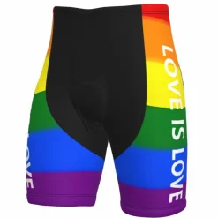 Men's Cycling Road Shorts Bike Shorts Cycling Padded Shorts Bike Padded Shorts / Chamois Mountain Bike MTB Road Bike Cycling Sports Rainbow 3D Pad Cycling Breathable Quick Dry Yellow Red Polyester