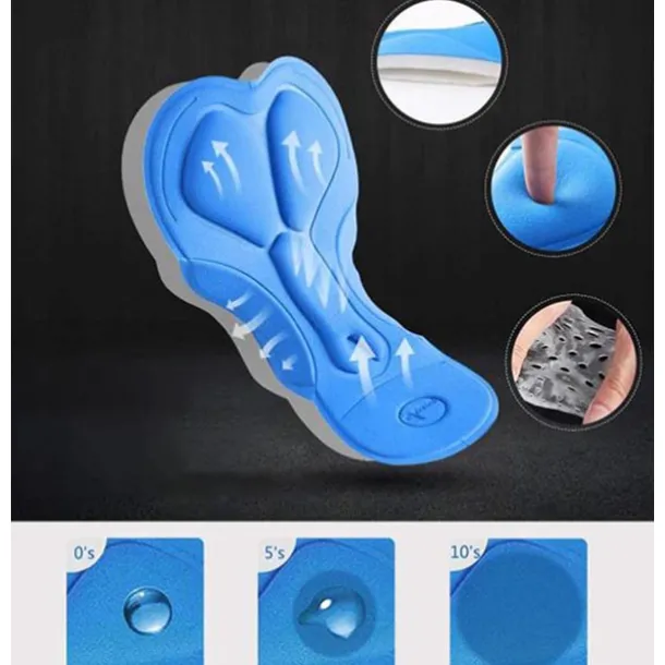 Men's Cycling Road Shorts Bike Shorts Cycling Padded Shorts Bike Padded Shorts / Chamois Mountain Bike MTB Road Bike Cycling Sports Rainbow 3D Pad Cycling Breathable Quick Dry Yellow Red Polyester