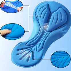 Men's Cycling Road Shorts Cycling Bib Shorts Bike Bib Shorts Bottoms Mountain Bike MTB Road Bike Cycling Sports Graphic 3D Pad Cycling Breathable Quick Dry Blue Polyester Spandex Clothing Apparel