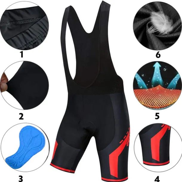 Men's Cycling Road Shorts Cycling Bib Shorts Bike Bib Shorts Bottoms Mountain Bike MTB Road Bike Cycling Sports 3D Pad Cycling Breathable Quick Dry Blue Green Polyester Spandex Clothing Apparel Bike