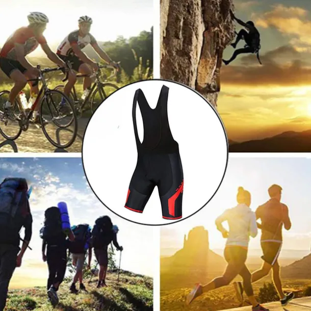 Men's Cycling Road Shorts Cycling Bib Shorts Bike Bib Shorts Bottoms Mountain Bike MTB Road Bike Cycling Sports 3D Pad Cycling Breathable Quick Dry Blue Green Polyester Spandex Clothing Apparel Bike