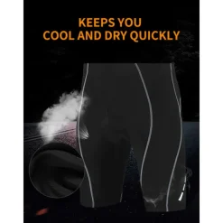 Men's Cycling Road Shorts Cycling Pants Cycling Shorts Bike Padded Shorts / Chamois Bottoms Race Fit Sports Fast Dry Breathable Lightweight Materials Sweat wicking Black Clothing Apparel Bike Wear