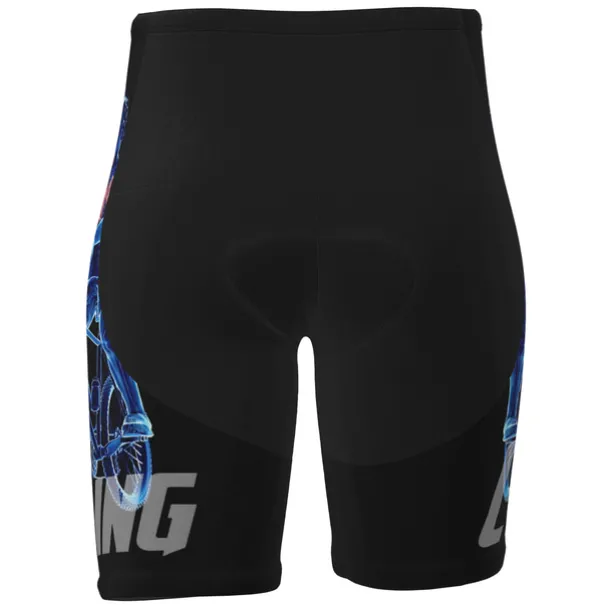 Men's Cycling Road Shorts Bike Shorts Cycling Padded Shorts Bike Shorts Padded Shorts / Chamois Mountain Bike MTB Road Bike Cycling Sports Graphic 3D Pad Cycling Breathable Quick Dry Black White