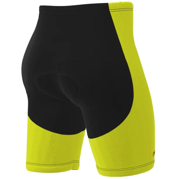 Men's Cycling Road Shorts Bike Shorts Cycling Padded Shorts Bike Shorts Pants Mountain Bike MTB Road Bike Cycling Sports Patchwork Fluorescent 3D Pad Cycling Breathable Quick Dry Yellow Red Polyester
