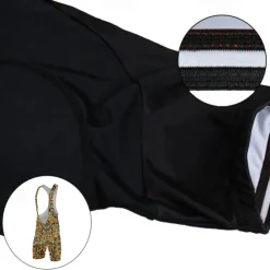 Men's Cycling Road Shorts Cycling Bib Shorts Graphic Bike Bib Shorts Bottoms with 3 Rear Pockets Mountain Bike MTB Road Bike Cycling 3D Pad Cycling Quick Dry Moisture Wicking Sports Yellow Clothing