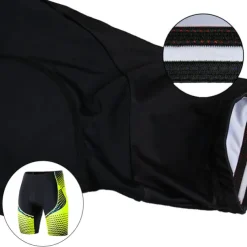 Men's Cycling Shorts Bike Shorts Bike Padded Shorts / Chamois Bottoms Mountain Bike MTB Road Bike Cycling Sports Polka Dot 3D Pad Cycling Breathable Quick Dry Yellow Red Polyester Spandex Clothing