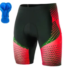 Men's Cycling Shorts Bike Shorts Bike Padded Shorts / Chamois Bottoms Mountain Bike MTB Road Bike Cycling Sports Polka Dot 3D Pad Cycling Breathable Quick Dry Yellow Red Polyester Spandex Clothing