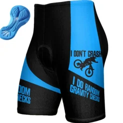 Men's Cycling Shorts Bike Padded Shorts / Chamois Bottoms Mountain Bike MTB Road Bike Cycling Sports Graphic 3D Pad Breathable Quick Dry Moisture Wicking Yellow Red Polyester Spandex Clothing Apparel