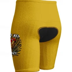 Men's Cycling Shorts Bike Shorts Graphic Bike Shorts with 3 Rear Pockets Quick Dry High Elasticity Comfortable Breathable Sports Yellow Pink Red Clothing Apparel