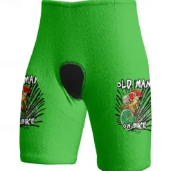 Men's Cycling Shorts Bike Shorts Graphic Bike Shorts with 3 Rear Pockets Quick Dry High Elasticity Comfortable Breathable Sports Yellow Pink Red Clothing Apparel