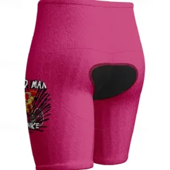 Men's Cycling Shorts Bike Shorts Graphic Bike Shorts with 3 Rear Pockets Quick Dry High Elasticity Comfortable Breathable Sports Yellow Pink Red Clothing Apparel