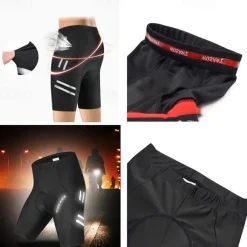Men's Cycling Shorts Bike Shorts 3D Padded Shorts Bike Padded Shorts / Chamois Bottoms Mountain Bike MTB Road Bike Cycling Sports 3D Pad Breathable Quick Dry Lightweight Black Clothing Apparel Bike