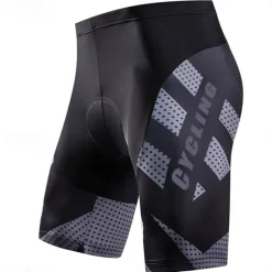 Men's Cycling Shorts 3D Padded Shorts Bike Padded Shorts / Chamois Bottoms Mountain Bike MTB Road Bike Cycling Sports Graphic 3D Pad Breathable Quick Dry Moisture Wicking White Blue Spandex Clothing