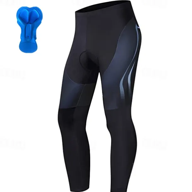 Men's Cycling Tights Bike Bottoms Mountain Bike MTB Road Bike Cycling Sports Graphic 3D Pad Cycling Breathable Quick Dry Black Yellow Polyester Spandex Clothing Apparel Bike Wear